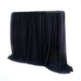 Pipe & Drape -15 ft High Black -per linear foot